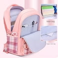thumbnail image 2 of BTEPSGA School Backpack, Bookbags Back Pack School Bag Cute Stylish Plaid Backpack, 2 of 8