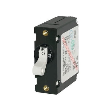 A-series Black Toggle Circuit Breaker - Single Pole 5a Blue Sea Systems