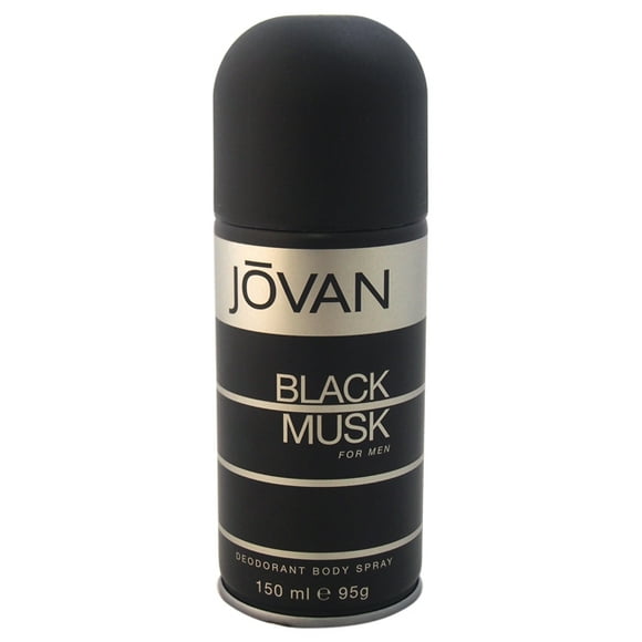 Jovan Musc Noir par Jovan pour Hommes - 5 oz Déodorant Spray pour le Corps