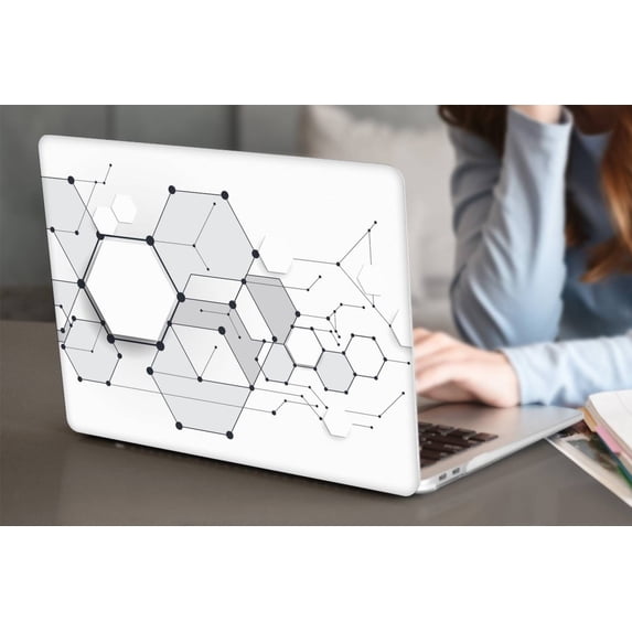 Protective Case Hard Cover for New MacBook Air 13" 2022/2021/2020/2019/2018 A1932&A2179&A2337 m1 Cable Tie, Creative C 121