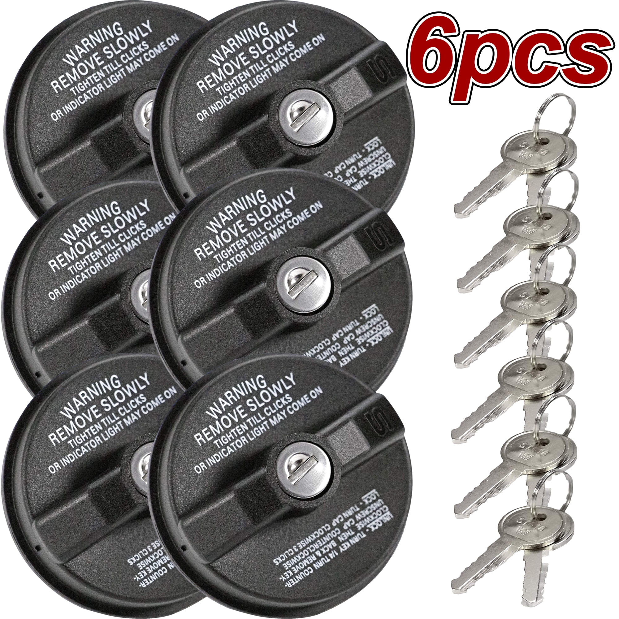 Locking Gas Cap 6pack Lock Fuel Cap For Toyota