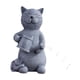 thumbnail image 2 of Estatua de jardín solar shamjiam figura luminosa gato 15 cm x 16 cm x 26 cm, 2 of 8