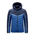 thumbnail image 2 of XMMSWDLA Sales Clearance Blousse for Men Cotton Padded Winter Cotton Padded Jacket Hooded Cotton Padded Wear, 2 of 3