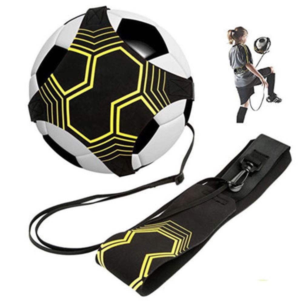 Details about   New Soccer Training Aid Kick Throw Trainer Solo Practice Control Skills US 