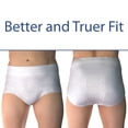 thumbnail image 3 of Alyne Briefs, Thin Disposable Adult Incontinence Underwear for Men, Maximum Absorbency, Large/Extra Large, 3 of 13