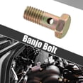 thumbnail image 2 of Unique Bargains 1Pcs M8x1.25 Banjo Bolt Brake Line Fitting Adapter Replacement for Motorcycle Car Iron Bronze Tone, 2 of 6