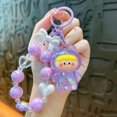thumbnail image 1 of Acrylic Night Glow Frog Bead String Keychain Exquisite And Cute Mobile Phone Hanging Bag Hanging Decoration Dry, 1 of 4