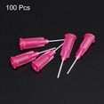thumbnail image 3 of Uxcell 100Pcs 25G Agujas de Dosificación con Luer Lock, Tubo de Aguja de Pegamento PTFE de 1/2", Aguja Flexible, Roja, 3 of 6