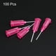 thumbnail image 3 of Uxcell 100Pcs 25G Agujas de Dosificación con Luer Lock, Tubo de Aguja de Pegamento PTFE de 1/2", Aguja Flexible, Roja, 3 of 6