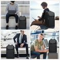 thumbnail image 6 of BANGE Waterproof Oxford Fabric 15.6'' Smart Laptop Backpack, Black, 6 of 9