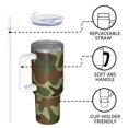 thumbnail image 6 of Camouflage 40oz Tumbler– Stainless Steel Insulated Tumbler with Handle and Straw, Large Capacity Travel Cup for Hot & Cold Drinks, 6 of 6