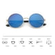 thumbnail image 4 of Gafas de sol de metal Bling Bling retro redondas con montura redonda, 4 of 12