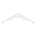thumbnail image 2 of Ekena Millwork 48"W x 14"H x 1"P (7/12) Pitch Heath Architectural Grade PVC Gable Pediment, 2 of 5