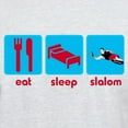 thumbnail image 3 of CafePress - Eat Sleep Slalom Waterski Light T Shirt - Men's Classic Graphic T-Shirt, 3 of 5