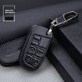 thumbnail image 1 of Handmade Leather Car Key Fob Case Cover For Jeep Cherokee Chrysler Dodge Durango, 1 of 9