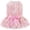 Pink, variant on HQREA Striped Dog Dress Puppy Princess Dresses with Bowknot Sleeveless Girl Dog Clothes for Summer Pet Birthday Holiday Outfits