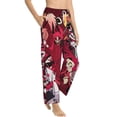 thumbnail image 2 of Song Dance Hazbin Hotel Women's Pajama Pants Lounge Daily Novelty Cozy Sleep Bottoms Pants Sleepwear With Pockets, 2 of 8