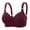 Wine, variant on Womens Wireless Bralette Push Up Everyday Underwear for Outdoor Support Bra, 38A, Red