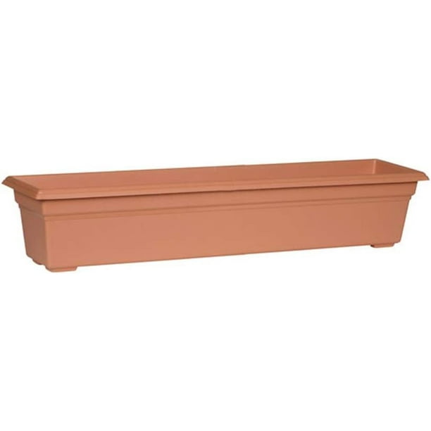 Novelty 16305 Countryside Flower Box Planter, 30Inch, Terracotta