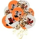 thumbnail image 2 of Globos de Terror de Muñecos, Juego de 15 Piezas de Aluminio, Autosellantes, Fáciles de Inflar, Adornos Colgantes de Cinta, Decoración para Fiesta de Halloween, Temática de Fantasmas Espeluznantes, De, 2 of 5