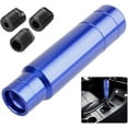 thumbnail image 2 of Aluminum Alloy Heavy Weighted Shifter Knob, 5" Auto Gear Shift Knob, Car Gear Lever Stick Shifter Handle,with 3 Threaded Adapters M8 M10 M12,Fit Most Automatic Manual Vehicle (Blue), 2 of 17
