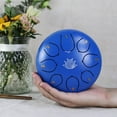 thumbnail image 6 of Rain Chime Drum - 8 Note 6 Inch Rain Drum for Outside Garden, with Bag, Music Book, Drumsticks, Mallet Holder and Finger Paddles, Waterproof Musical Rain Drum for Garden (Dark Blue), 6 of 14