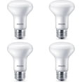 thumbnail image 2 of LED 45W R20 4-Pack Ultra Definition Soft White (2700K) 450 Lumen (5.5W = 45W) Dimmable Frosted Flicker-Free Light Bulbs, 2 of 5