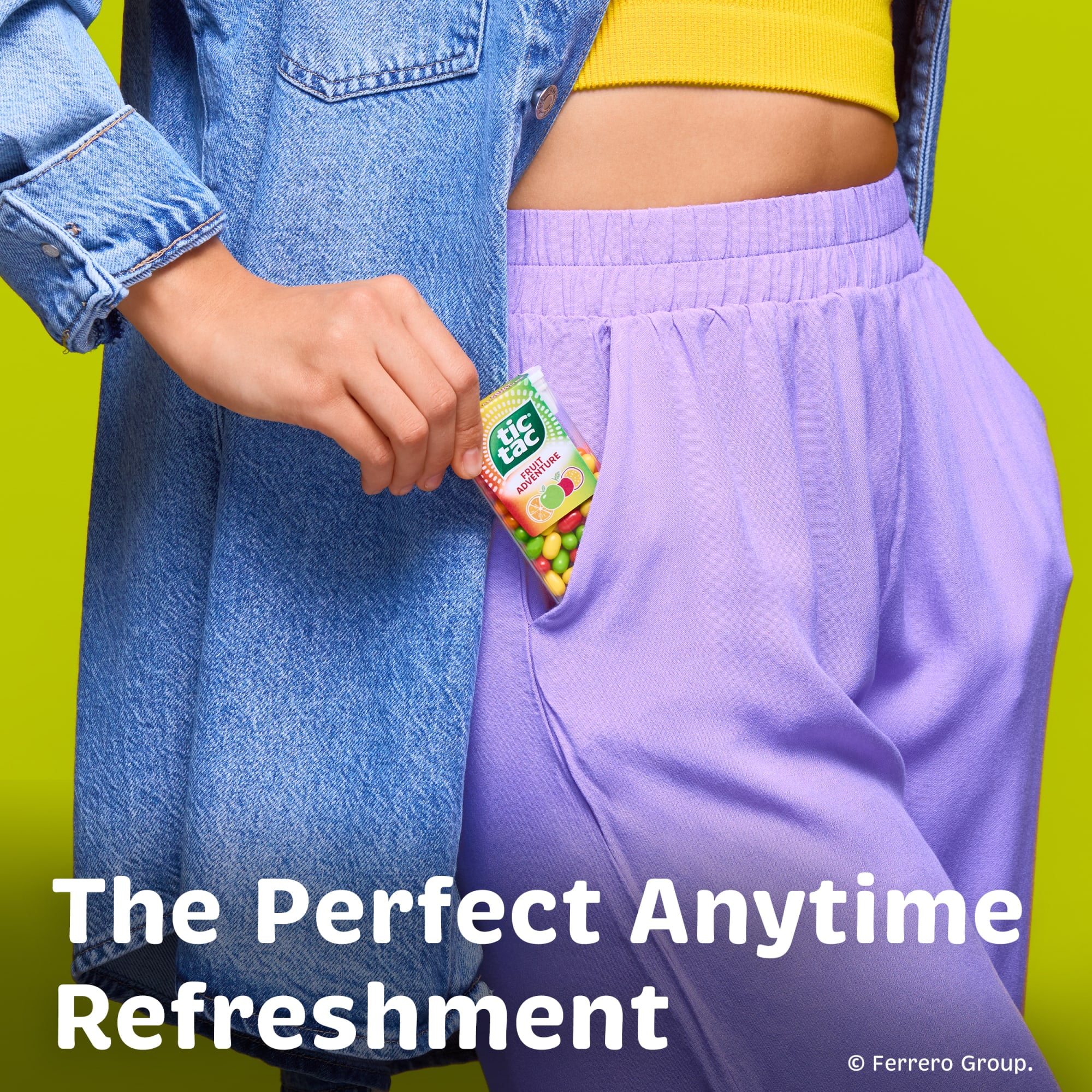 (2 pack) Tic Tac Fruit Adventure, On-the-Go Pocket-Sized Mints, 4 Count Multipack, 1 oz Each