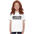thumbnail image 4 of Autism Seeing the World Differently Crewneck T Shirts Boy Girl Teen Brisco Brands XS, 4 of 6