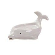 Animal Shaped Soap Dish Soap Box Soap Holder Soap Tray with Draining Hole for Dolphin