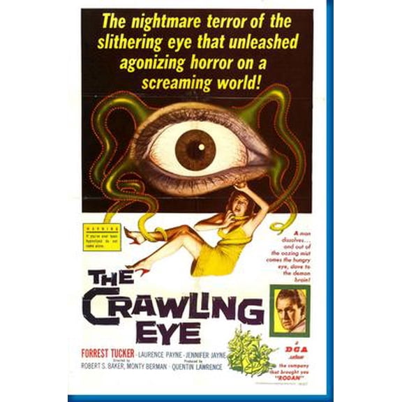 Crawling Eye Movie Poster 16x24 Poster Medium Art Poster 16x24 Unframed, Age: Adults Best Posters
