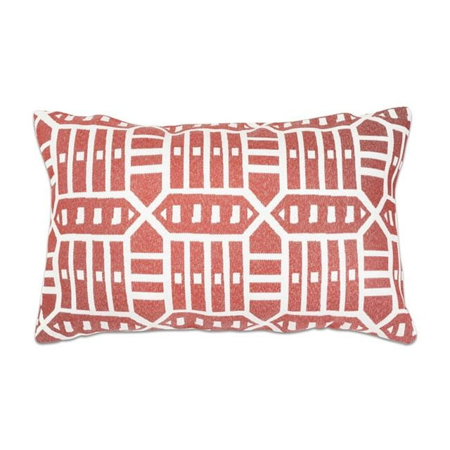 Astella TP12-FA55 12 x 18 Po Pacifica Roland Rouge Coussin Lombaire&44; Argent