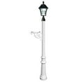 thumbnail image 2 of Lewiston Post System Only with Bayview Solar Lamp, support bracket and fluted base , Bronze, 2 of 3