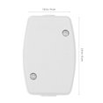 thumbnail image 2 of OULII Weatherproof Plastic Junction Box for Outdoor Storage Use White Impact Resistant 2 Pcs, 2 of 6