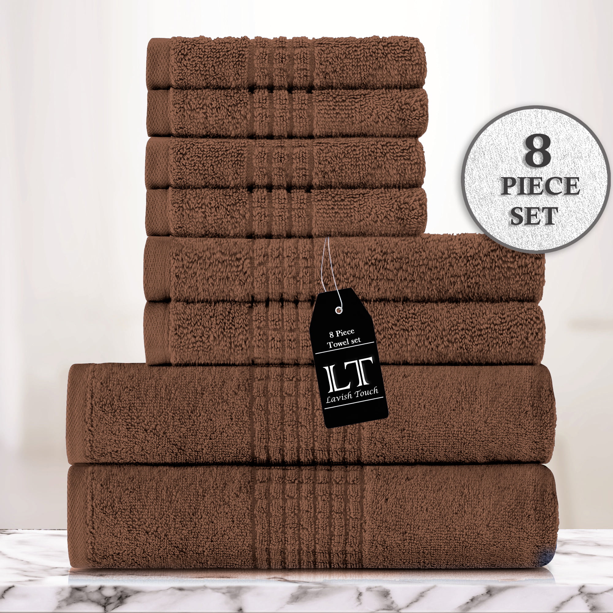 6x Bathroom Towel Set Super Soft Cotton Highly Absorbent 700GSM SPA Luxury Hotel 