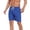 Blue, variant on Fnooota Mens Board Shorts, Summer Elastic Waist Holiday Quick-drying Beach Shorts with Drawstring Navy Size S-3XL