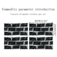 thumbnail image 2 of 12-Sheet Premium Self-Adhesive Kitchen Backsplash Tiles in Marble  12”X6”, 2 of 8