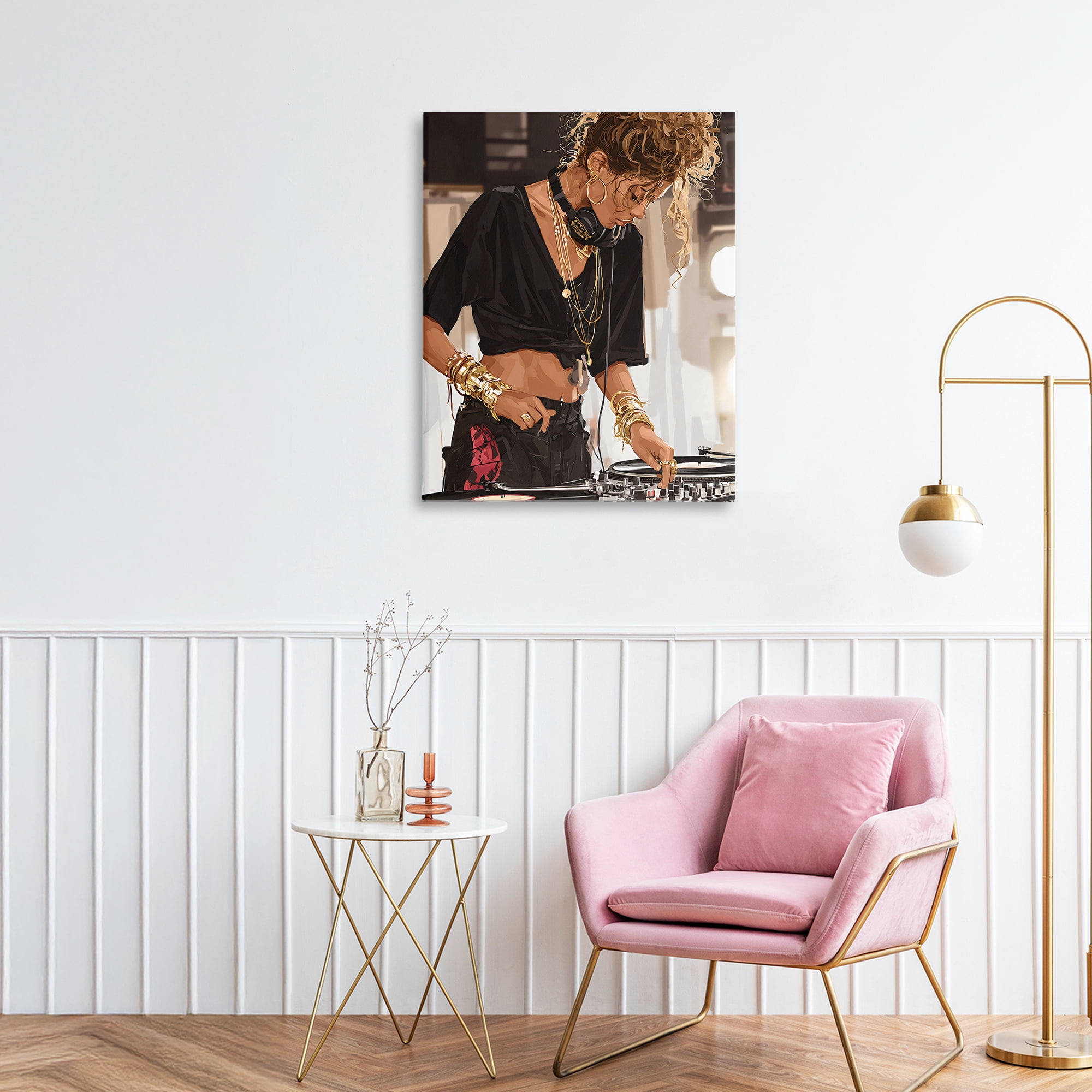 Stupell Industries Speaking Through Music DJ Canvas Wall Art, design by Franklyn Gregory