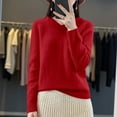 thumbnail image 2 of Womens sweaters Oversized Hooded Sweaters Pullover Soft Knit Casual Crewneck comfy Long Sleeve Cozy Autumn winter knitted tops, 2 of 9