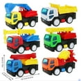 thumbnail image 3 of 6-In-1 Magnetic Transforming Robot Car Toys – Engineering Construction Trucks To Robots Set For Boys, Stem Building Pullback Vehicles Gift, 3 of 8