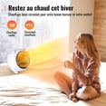 thumbnail image 4 of Calentador eléctrico, calentador de ventilador de calentamiento rápido con protección contra sobrecalentamiento, 4 of 5