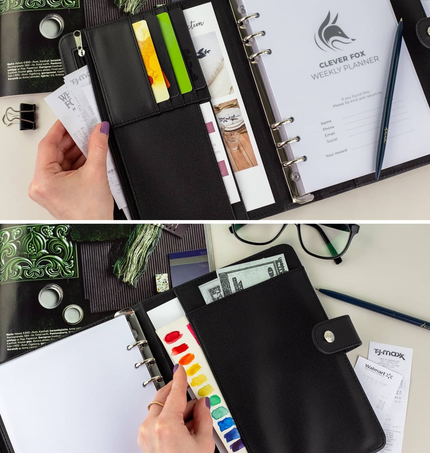 Clever Fox Weekly Planner Binder & Appointment Book
