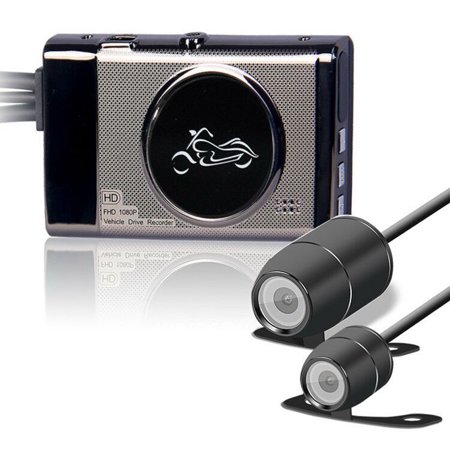 1080P Locomotive Motorcycle Driving Recorder Front and Rear Dual Lens Waterproof Cycling