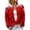 Deep Red, variant on Stralyhd Christmas Sweaters for Women Plus Size Button Front Long Sleeve Knit Cardigans Cute Snowflake Print Loose Casual Fall Trendy Outerwear Tops Deep Red XL