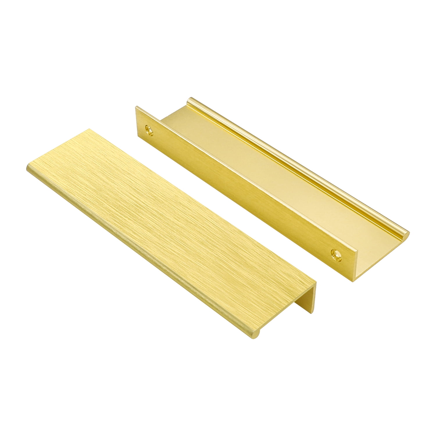 Goldenwarm 10 Pack Brushed Gold Pulls Aluminum Alloy