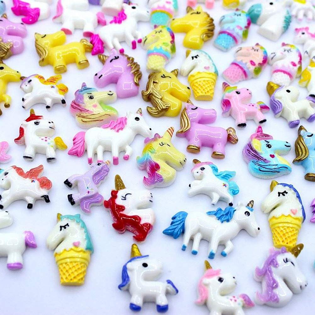 STUDYY 100 Pcs Candy Slime Charms Cute Set Mixed Resin Sweets Flatback Slime Making Supplies for DIY Craft Making and Ornamen DIY Scrapbooking