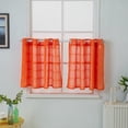 thumbnail image 2 of Niveles De Cenefa Transparente De Ventana Sunnimix Voile Naranja 74x90cm, 2 of 8