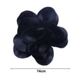 thumbnail image 6 of SmartBy Formal Occasion Corsage French Style Big Rose Satin Fabric Bride Groom Wedding Brooch Prom Party Banquet Dress Suit Coat Brooch Clothes DIY Applique Patch, 6 of 7