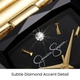 thumbnail image 5 of Jessica Simpson Diamond Collection Women's Square Dial Watch, Metal Band, Classic Quartz Movement, Elegant Dress Watch, 5 of 6
