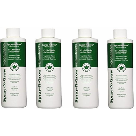 Spray-N-Grow 1CSNG8 Micronutrients, 8-Ounce (4-Pack)